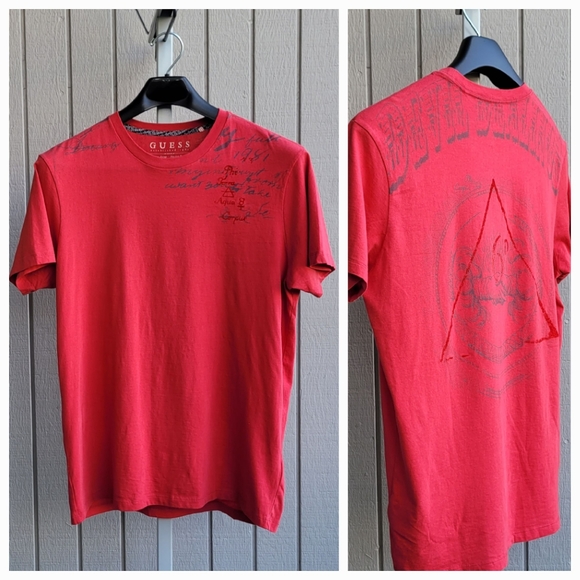 Guess Other - GUESS | NWOT Men's Graphic T-shirt | Dull Red